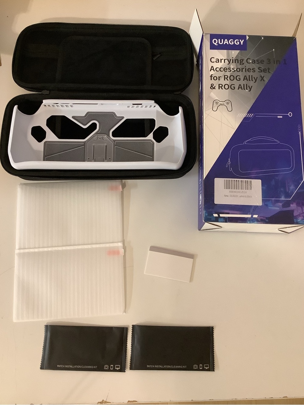QUAGGY Carrying Case 3 in 1 Accessories Set Compatible W/ ROG Ally X, New in Box